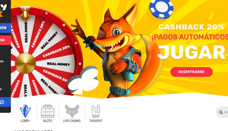 CrazyFox Casino 20% Cashback & Pagos Automaticos