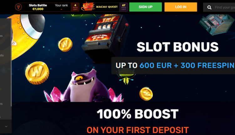 Winz Casino 300 Giros Gratis & 600 EUR Código Promocional