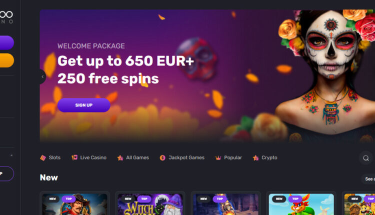 Voodoo Casino 250 giros gratis + 650 EUR Bono de Bienvenida