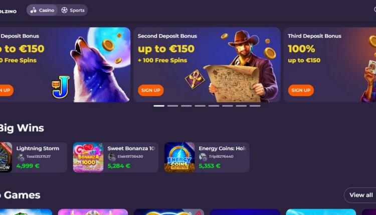 Coolzino Casino & Apuestas deportivas Bonos de bienvenida