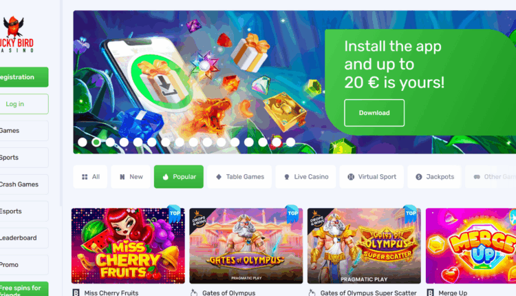 Luckybirdcasino Exclusivo 50 Sin Depósito Giros Gratis